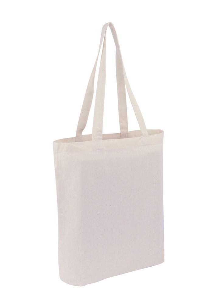 Heavy Cotton / Canvas Bag Tote With Bottom Only CAN-TT-BTM | Natural
